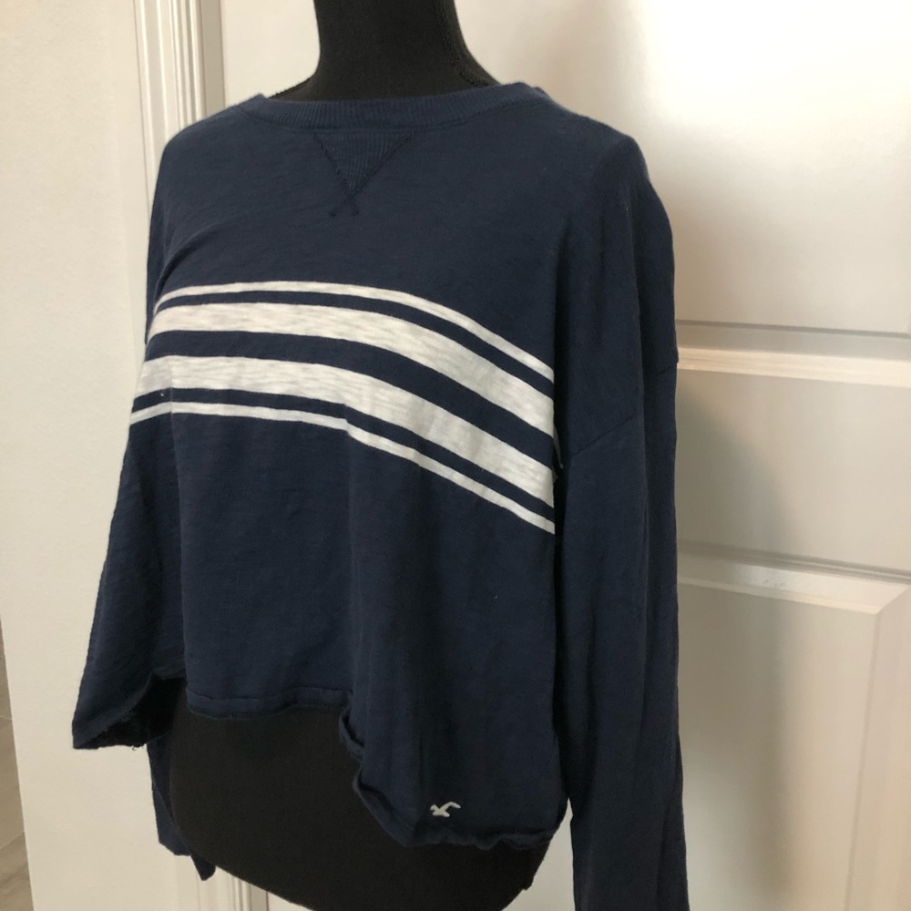 Hollister “Must Have” Collection Navy Long Sleeve